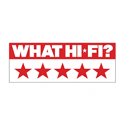 Image for product award - What Hi-Fi? gives Silver 100 5 stars