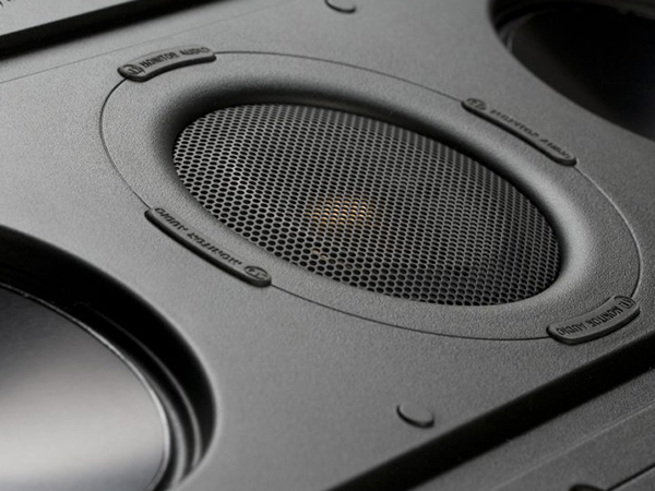 Controlled Performance CP-IW260X in-wall speakers, detail view.