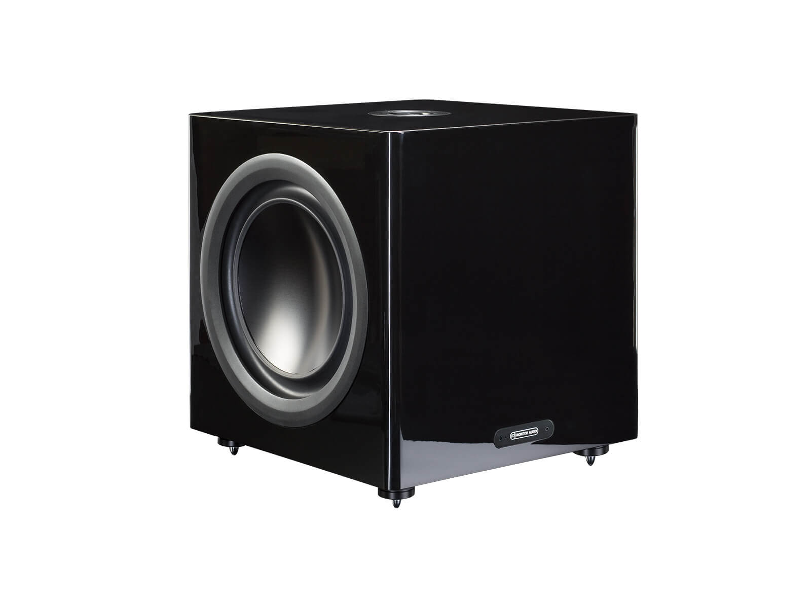 Platinum PLW215 II, subwoofer, with a piano black lacquer finish.